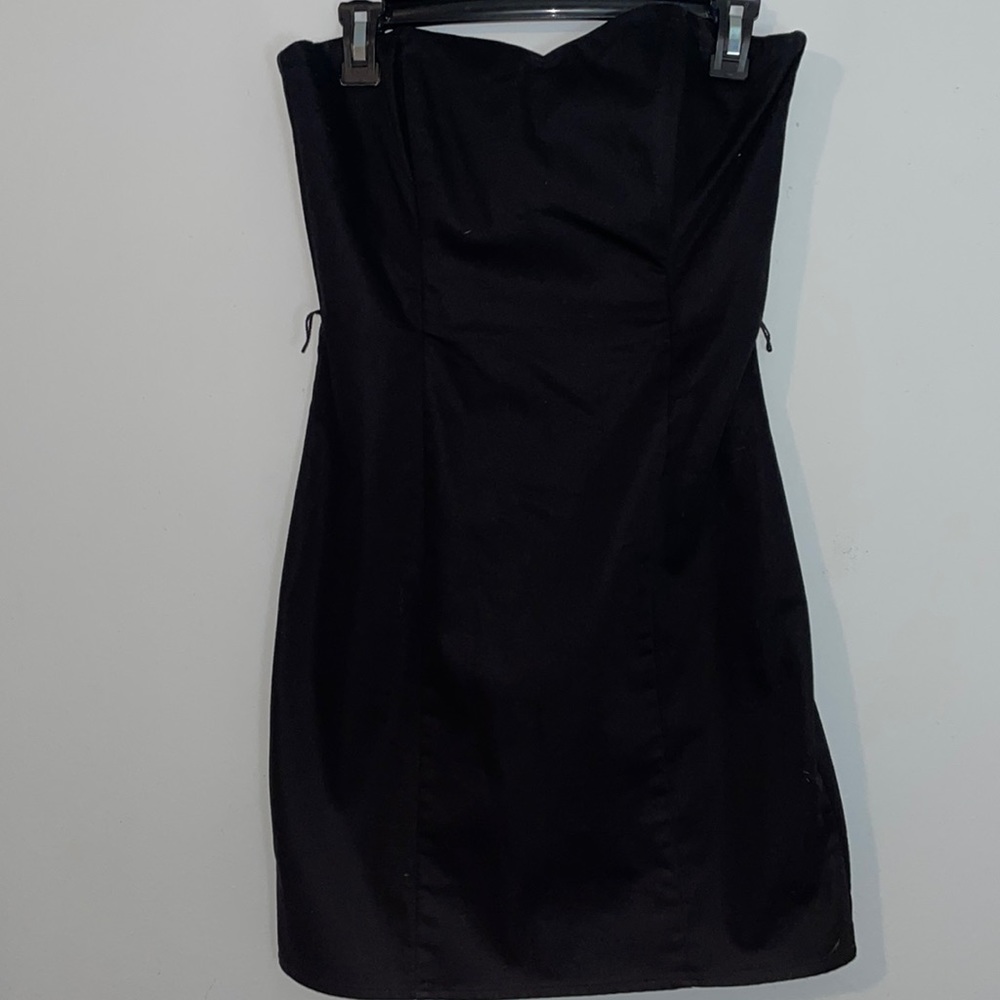 Black H&M Strapless Dress
